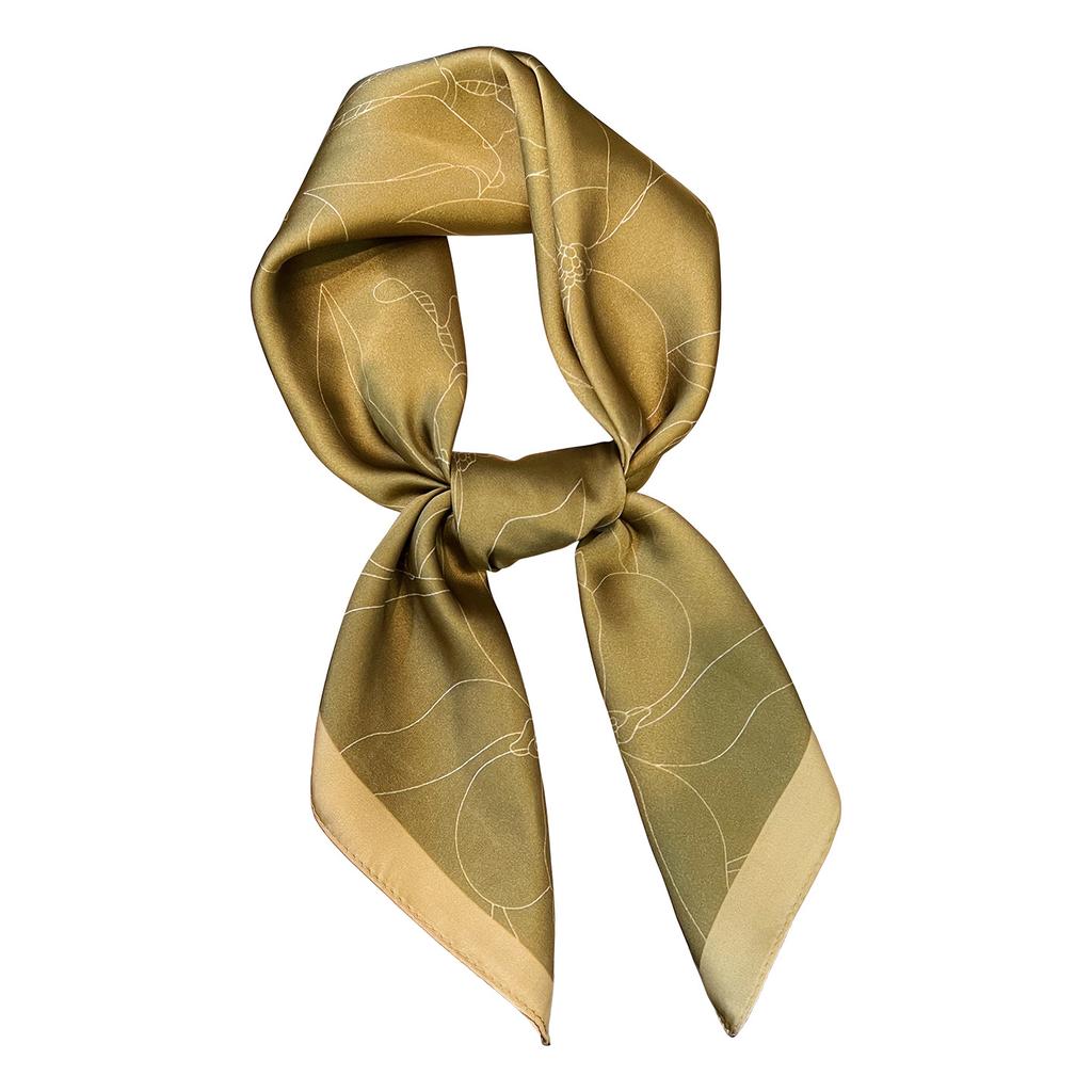 Women S Thin Square Scarf For Spring Summer Shirt Decoration Neck Protection