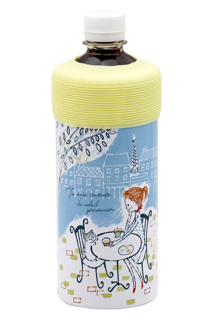 OGURA from 40 Lightweight PET Bottle Holder for Vacuum Fits Shinji Cheri Cafe [Choose Designs] Tumblers, Insulated, 500-600ml, Kato,