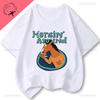 T-Shirts Bojack HorseUnisex T-Shirt Lässig Lustig Niedlich 100% Baumwolle Kurzarm Y2k Kleidung Unisex Unisex Bedrucktes T-Shirt Grafik-T-Shirts