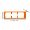 86 Box Cutout Jig Accurate Positioning Outlet and Switch Opening Template Easy To Use Aluminum Alloy