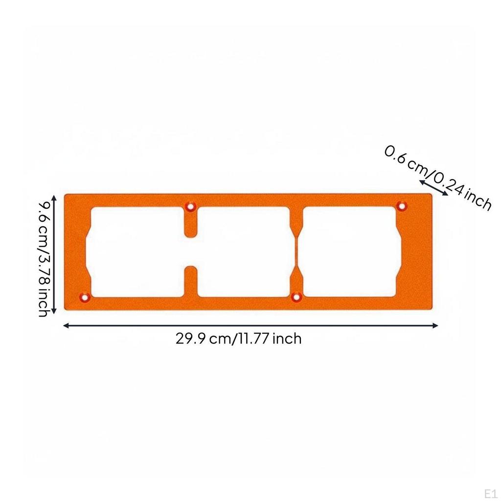 86 Box Cutout Jig Accurate Positioning Outlet and Switch Opening Template Easy To Use Aluminum Alloy