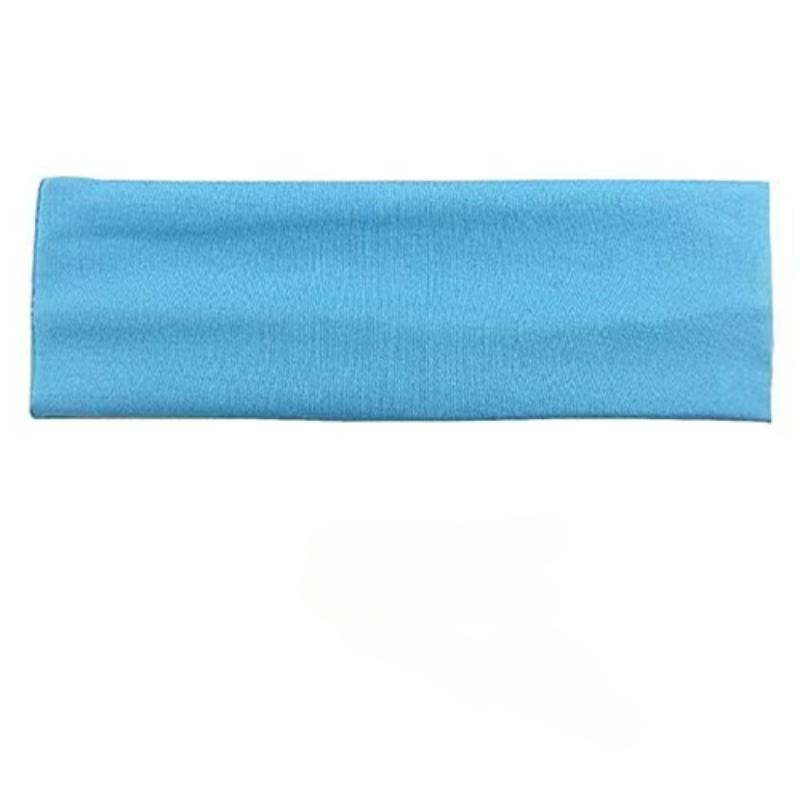 

Мягкая женская эластичная эластичная повязка на голову для бега, широкая повязка на голову для йоги, тюрбан синий