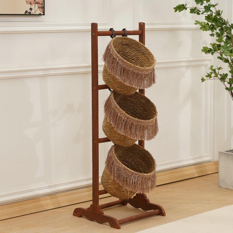 Woven Multi-tier Hanging Storage Basket