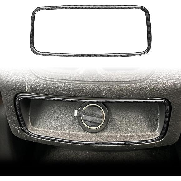 Real Carbon Fiber Compatible with Ford Taurus SEL/Limited/SE/SHO 2013-2019 2014 2015 2016 2017 2018 Accessories Car Door Lock Decoration Trim Cover