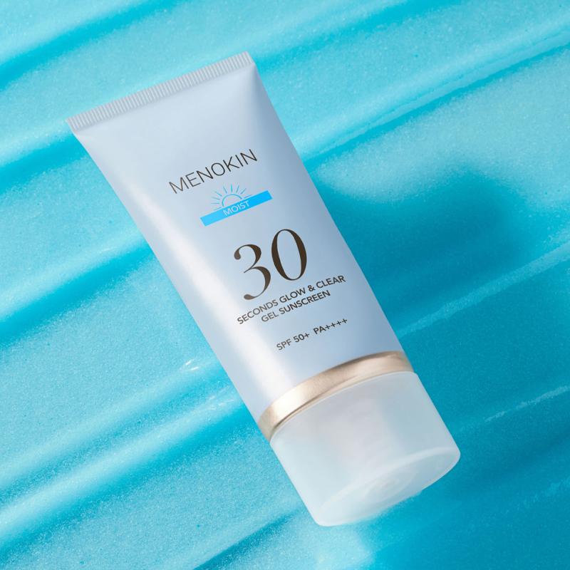 [MENOKIN] 30 Seconds Glow & Clear Gel Sunscreen SPF 50+ PA++++ 50ml