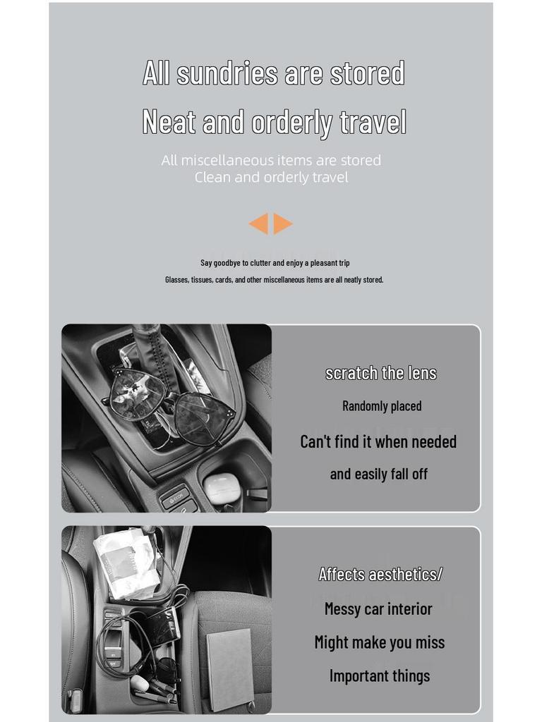 Universell bilvisir solbrilleholderklemme - Multifunksjonell brilleetui og oppbevaringsboks