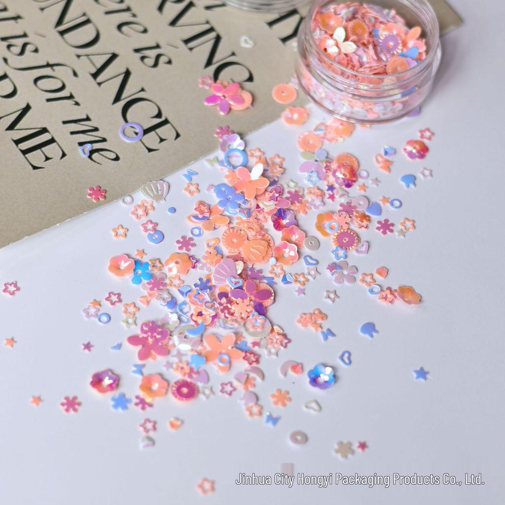 Macaron Irregular Shape Glitter for DIY Nail Art & Accessories
