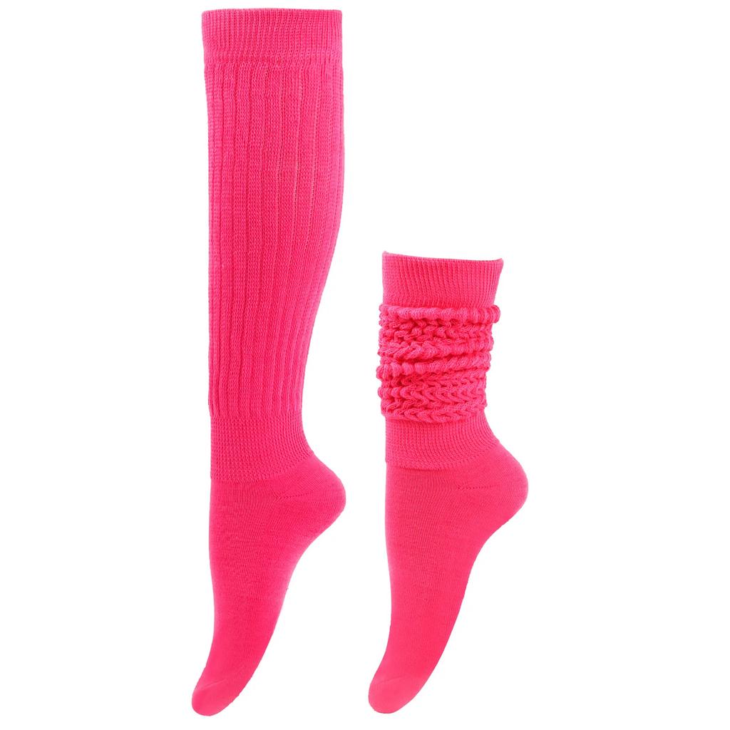 Thick Thermal Knee High Socks Women Knit Style Solid Color Calf Socks Cute Long Loose Slouch Socks Winter Warm