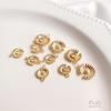 14K Gold-Filled Zircon Daisy Pendant for DIY Bracelet or Necklace