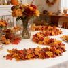 Artificial Maple Leaf Garland 175cm Long Faux Leaf Vine Decorative Garland for Seasonal Home Decor Indoor Outdoor Use