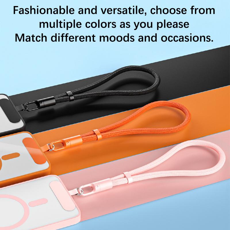 Smycz - Regulowany Pasek na Telefon Klips Uchwyt Do Wszystkich Etui na Telefon 7mm Grubości (Szyja & Ramię & Crossbody / Nadgarstek)
