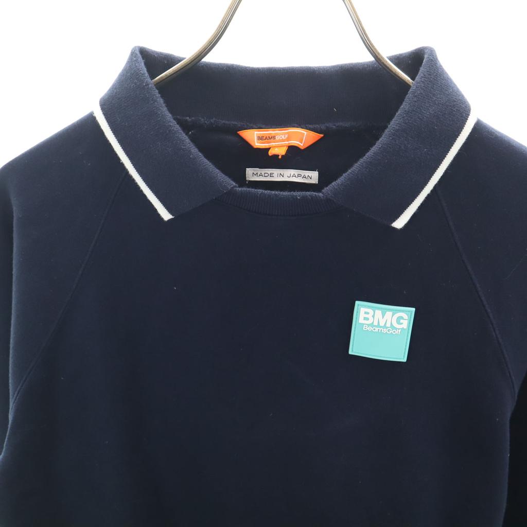BEAMS GOLF Long sleeve sweat trainer L Navy Women Used
