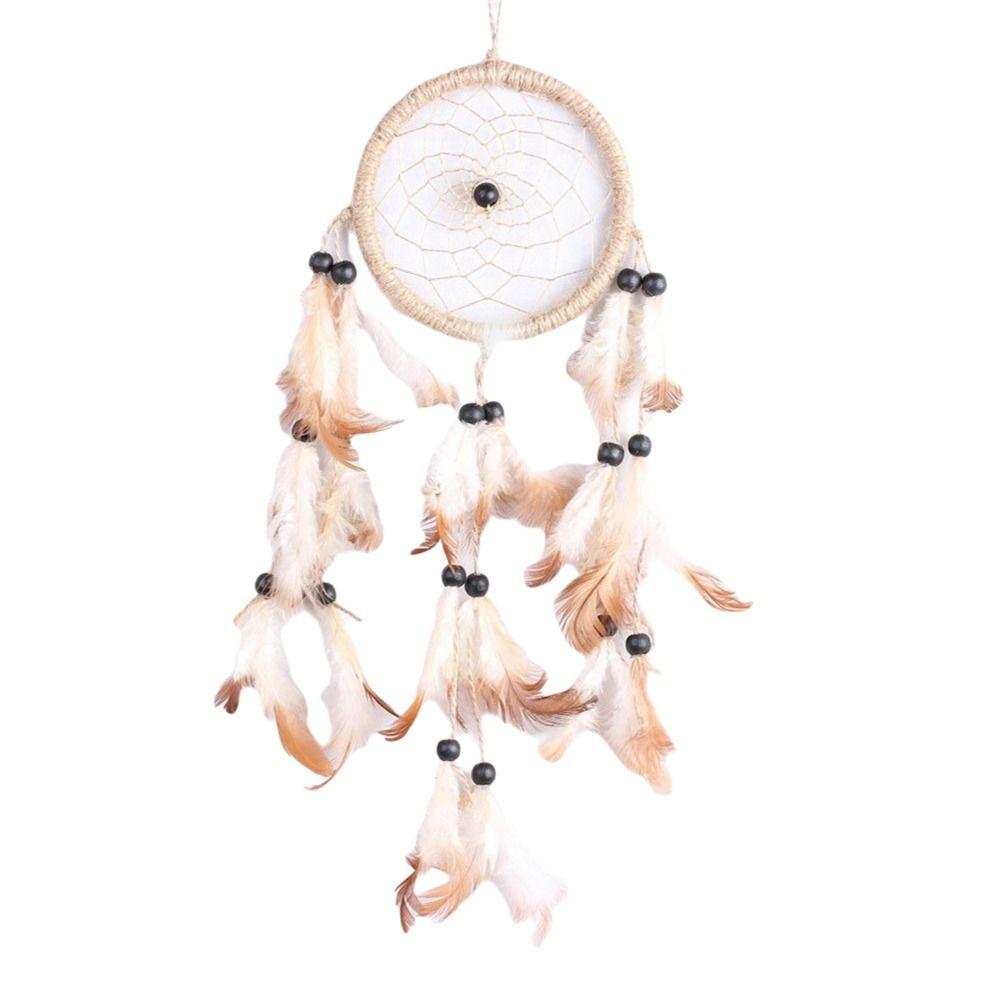 Art Crafts Feather Dream Catcher Romantic Wall Hanging Ornaments Hand-woven Mural Home Decoration