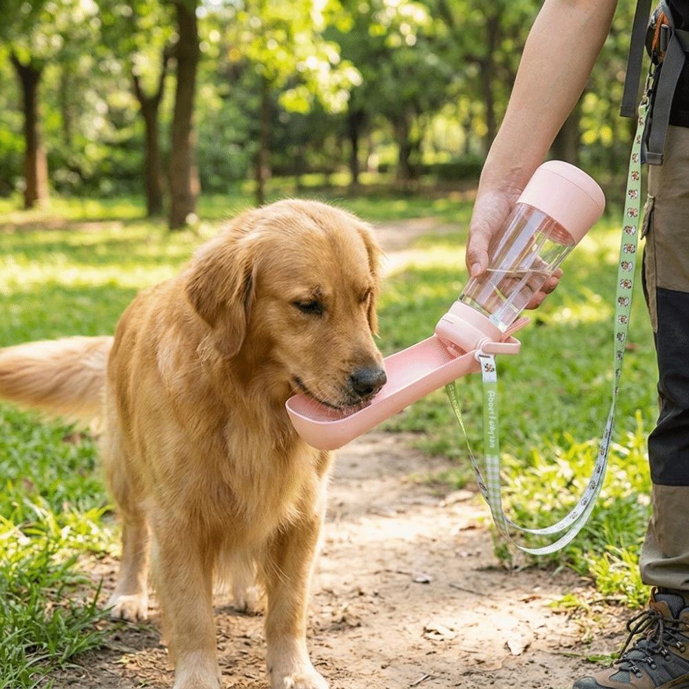 Large Capacity Portable Dog Water Bottle Foldable Pet Travel Bottle Pet Drinking Bowl  Dog Walking