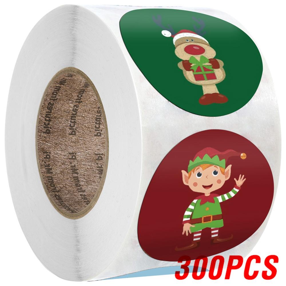 100-500 Pcs Golden Font Merry Christmas Sticker Thank You Sticker Seal Label For Envelope Gift Wrapping Scrapbook 1 Inch
