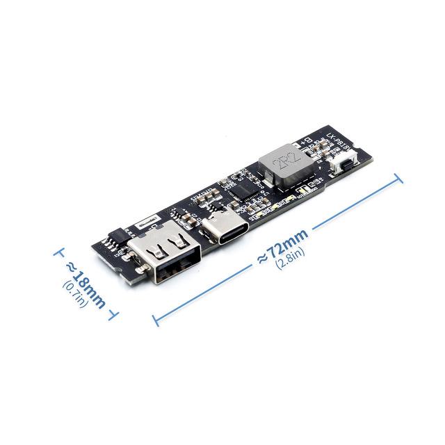 

SW6106 PD fast charge QC3.0 mobile power module FCP two-way fast charge 5V9V12V чорний