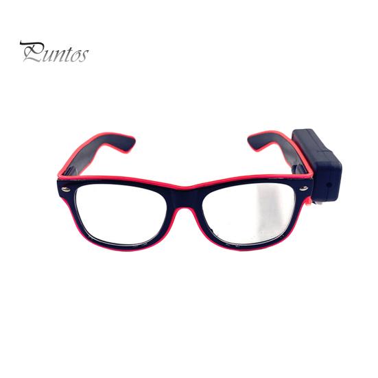 

Беспроводные светодиодные светящиеся очки светятся в темноте неоновые очки для бара, дня рождения, вечеринки, выступления диджея на сцене, косплея розовый