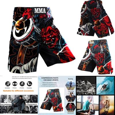 MMA Shorts Kickboxing Muay Thai Martial Arts Boxing Fitness Training Running Gym