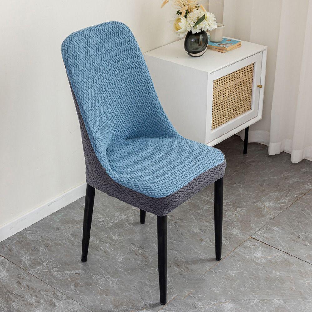 Anti-slip Jacquard Dining Chair Cover High-elastic Integrated Seat Cover  Wedding Party
