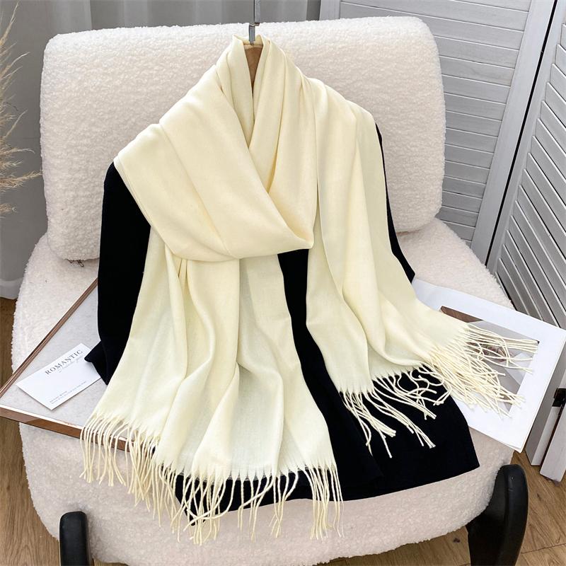 

Winter Scarf Cashmere feel Mature Elegant Luxury Brand Shawl Windproof and Warm Women s Scarf 2024 Bufandase Invierno Para Mujer 70X190CM