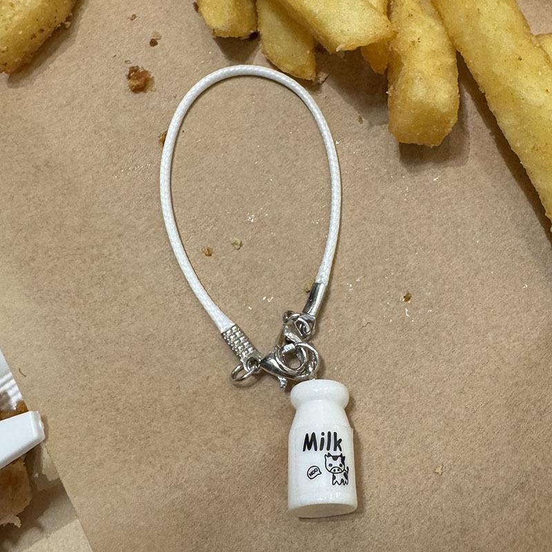 Creative  Miniature Water Cup Pendant Charms For Doll Neck Decoration Cute Mini Milk Bottle Model Plush Doll Accessories