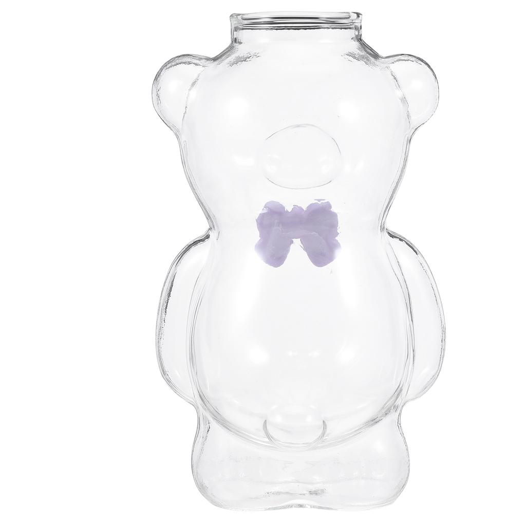 Szklanka w kształcie misia Kreatywny przezroczysty kubek do kawy Filiżanka do latte Świąteczny kieliszek do wina koktajlowego Zaopatrzenie na przyjęcie świąteczne