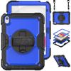 For IPad 10th Generation Case 10.9 Inch , Military Grade Shockproof Protector Silicone Cover Pencil Holder+Handle Shoulder Strap
