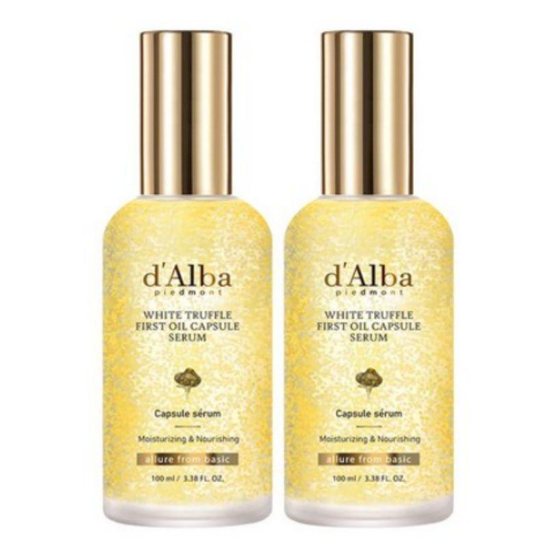 d Alba White Truffle First Oil Capsule Serum 100ml × 2pcs