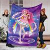 1pc Catch Teenieping Magic Sweethear4 Theme Blanket - Digital Print, Polyester, Cozy for All Seasons, Perfect for Outdoor, and Travel