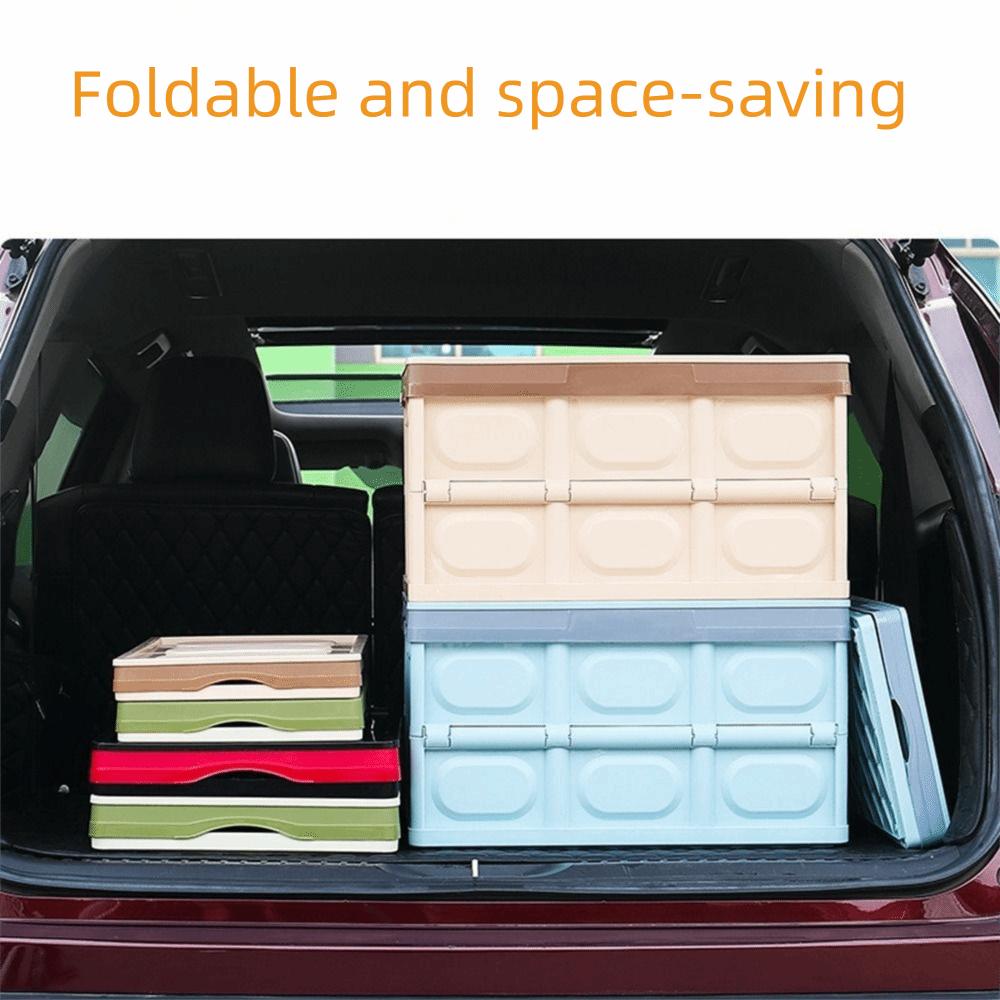 Plastic Car Trunk Storage Boxes Large Capacity Open Storage Box SUV Trunk Storage