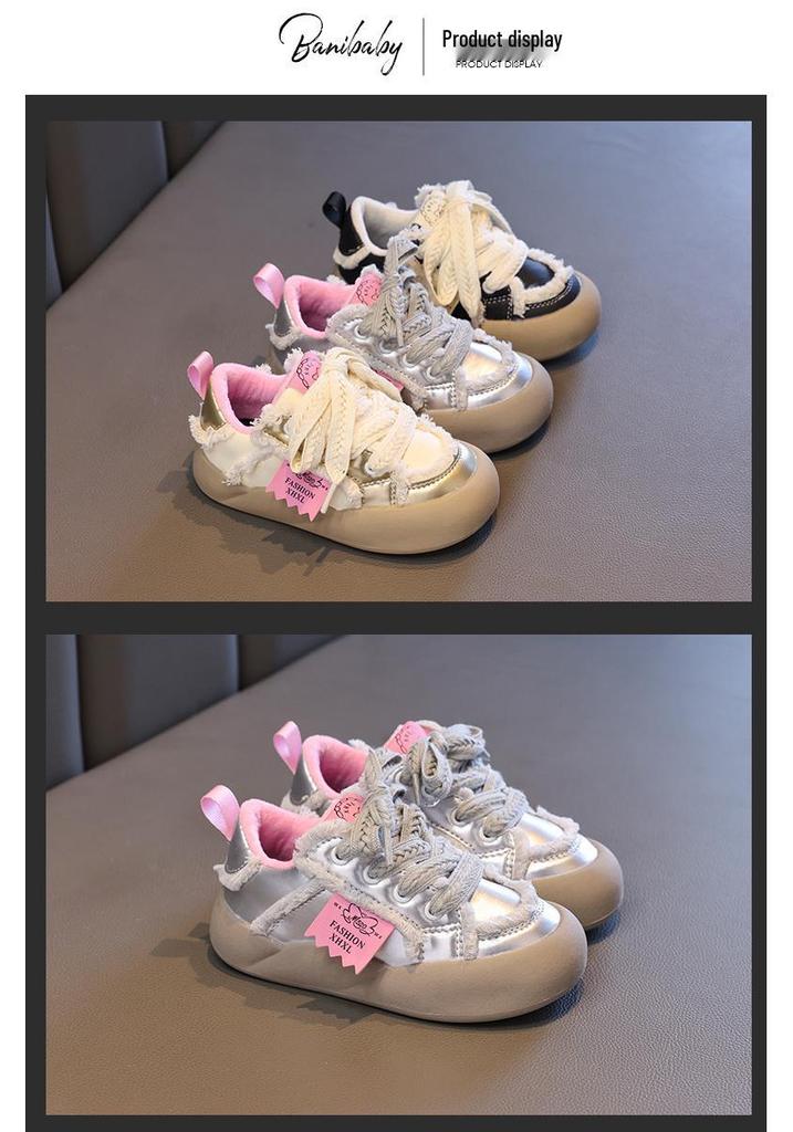 Mädchen Sportschuhe Frühjahr 2026 mit weicher Sohle – Modische Board Schuhe für Kinder & Schüler