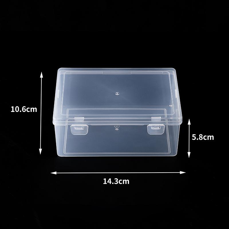 

Transparent Packaging Box Square Toy Parts Finishing Plastic Box Thickened Packaging Stationery Jewelry Set Storage Box 1-702 empty box