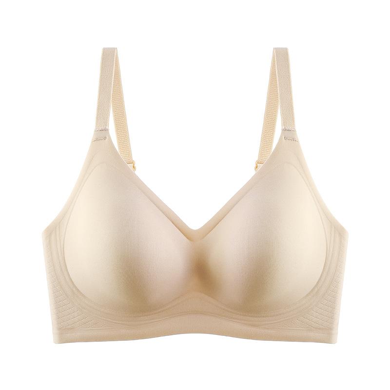 Unsichtbarer BH für Damen Weicher Stütz-Sammel-BH für Damen Anti-Hänge-BH Push-Up-BH