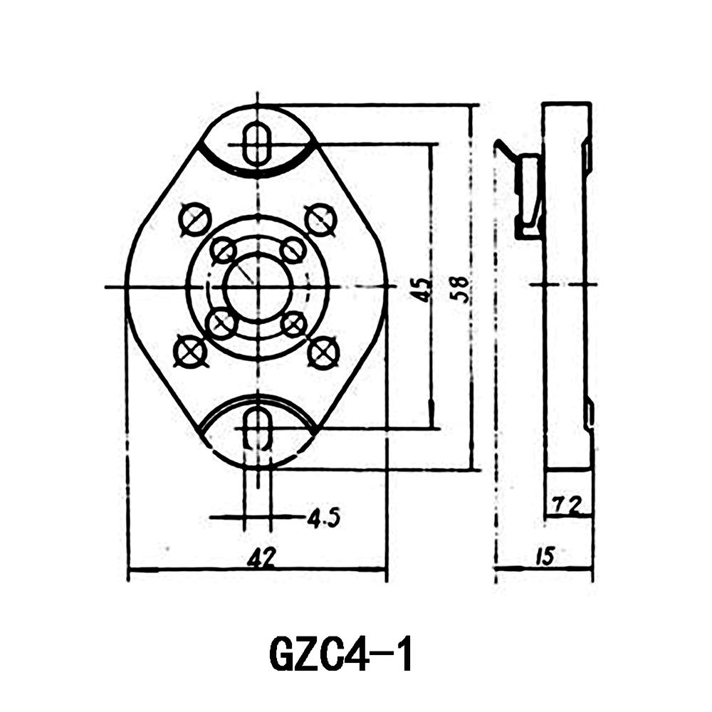 1PC 4pin U4A Ceramic Tube Socket for 274A 5U4G 300B 2A3 811 572B 45 71A Audio Hifi Vintage Amplifier DIY Panel Chassis MountGood product