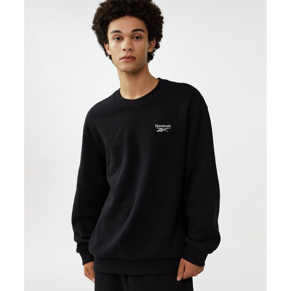 

Толстовка с начесом REEBOK Vector Essentials, черная