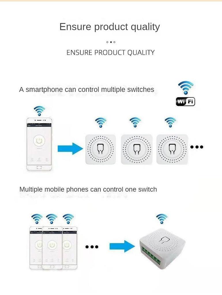 Graffiti Smart Voice-Controlled Mini WiFi On/Off Switch with Hidden App Control