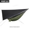 Mosquito Net Hammock with Sunshade Tarp - Outdoor Quick-Open Rainproof Set