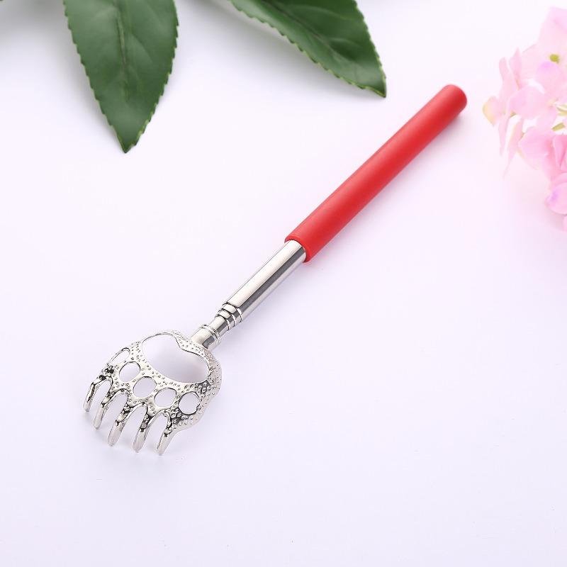 1 Piece Extendable Back Scratcher Portable Telescoping Metal Stainless Steel Back Scratchers Hand Massager