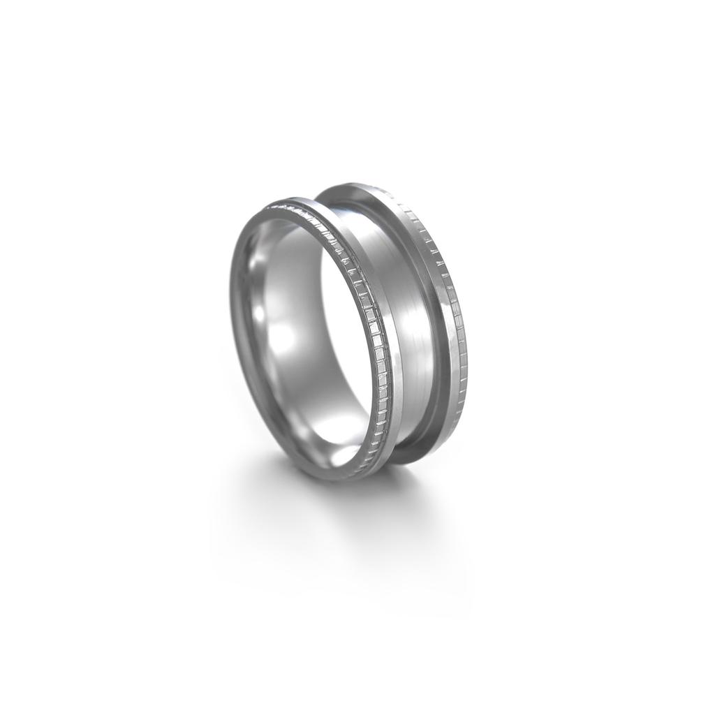 men's  316L stainless steel  Rings simple ladies jewelr For Connectors For Diy  Finding Making Accessories Wholesale