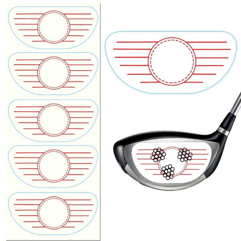 Golf Training Aids for Woods Irons and Putters Golf Impact Tape Labels Golf Club Impact Stickers Swing Tape for Practice