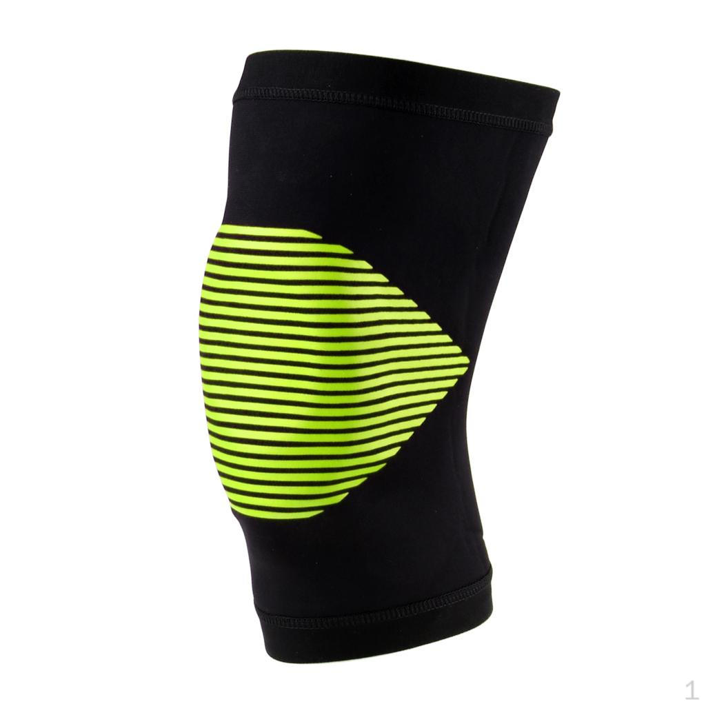 

Breathable Neoprene Sleeve Compression Leg Sleeves Sports Support for Running, Jogging, Black Fluo XL