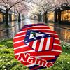 Custom Name Personalized football team Print Umbrella, Auto Open Close, 8‑Rib Sturdy Frame, Commute Camping Hiking Use, Birthday Gift