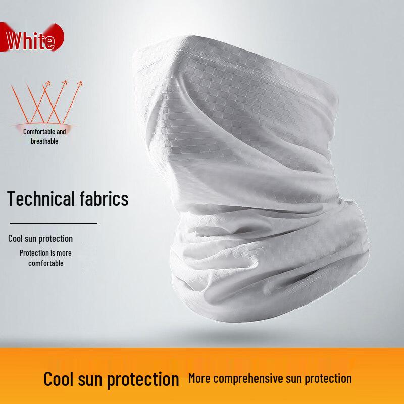 Ice Silk UV Protection Neck Gaiter Mask One Size