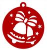 Ś24 Christmas Pendant BALL BELLS Christmas Decoration Openwork CHRISTMAS