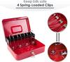 Creative Handheld Piggy Bank: Small Lockable Coin Storage Box with Key