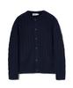 Costume O’Clock Soft Cable Round Cardigan Navy Cooscd021Navy