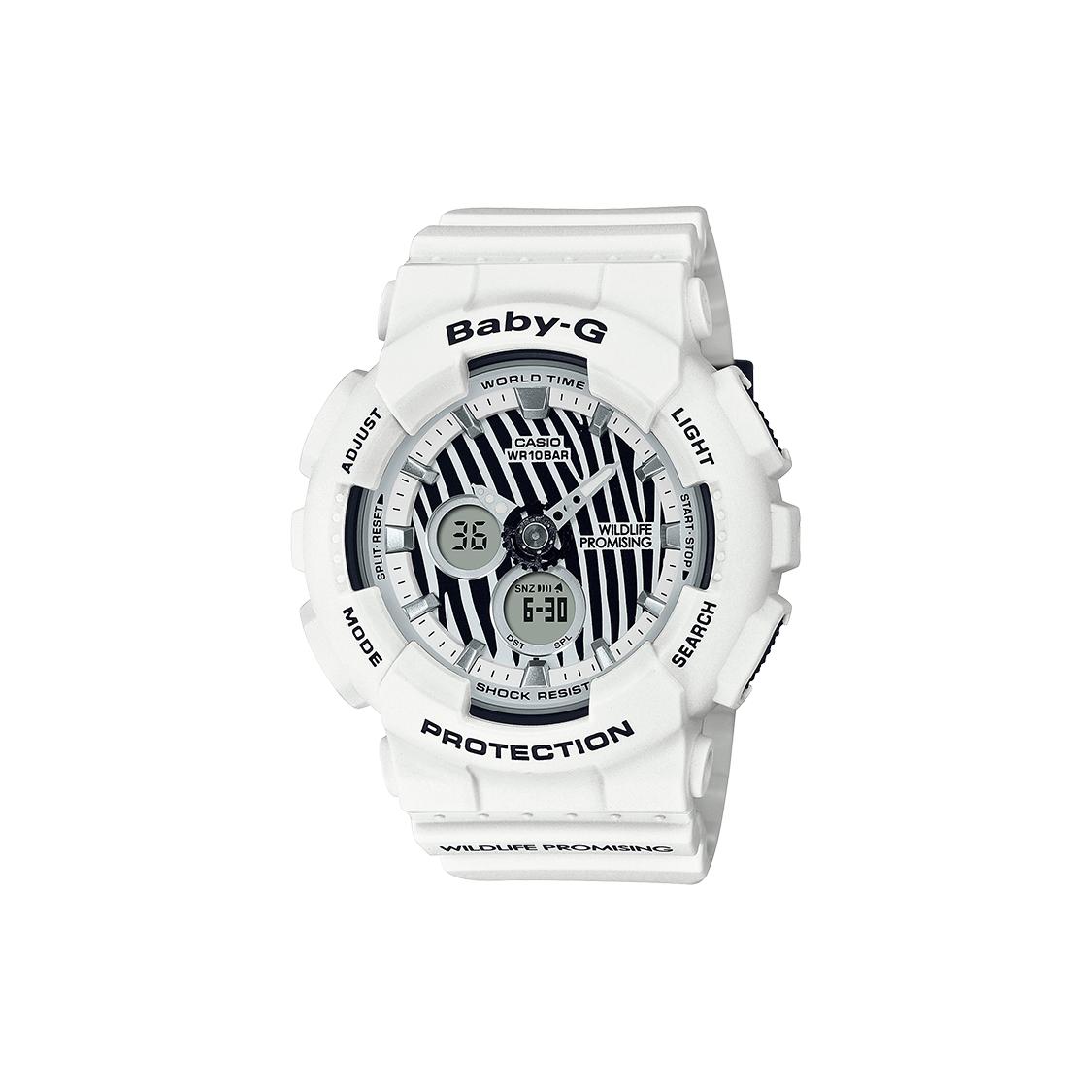 

CASIO Women s BABY-G Watch BA-120WLP-7AJR BA-120WLP-7AJR White Strap