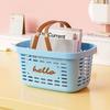 Dopamine Thickened Handle Storage Basket, Bathroom/Shower Plastic Mesh Drain Basket For Bathing And Personal Hygiene Items