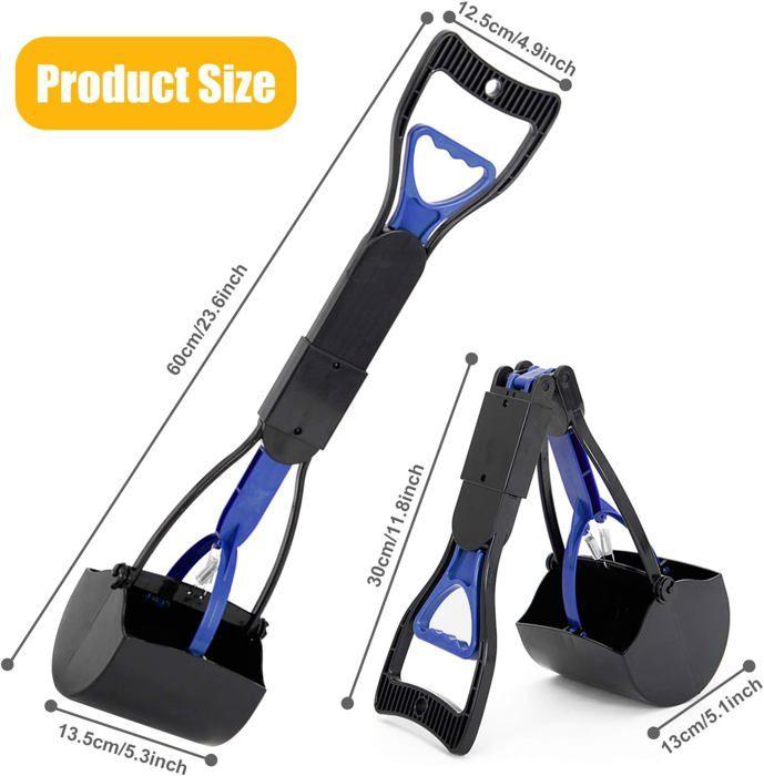 Pelle Ramasse-Crottes - SSS - Pliable - Long Manche - Antiadhésif - Léger et Portable