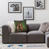 Robot Charging Square Pillowcase Polyester Linen Velvet Pattern Zip Decor Pillow Case Room Cushion Cover